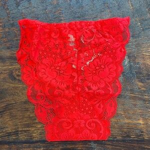Chase Me Down Panty We Are HAH Siren Red NWT size XS